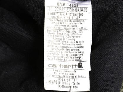 US企画 カーハート アクティブ ジャケット メンズ XL / ワーク ダック フード パーカー 中綿 キルティング ライナー ブルゾン 大きいサイズ