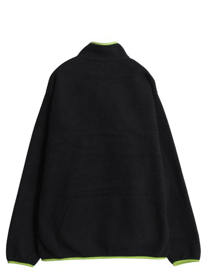 パタゴニア ライトウェイト シンチラ スナップT メンズ L / 15年製 アウトドア フリース プルオーバー ジャケット ハイネック ブルゾン 黒