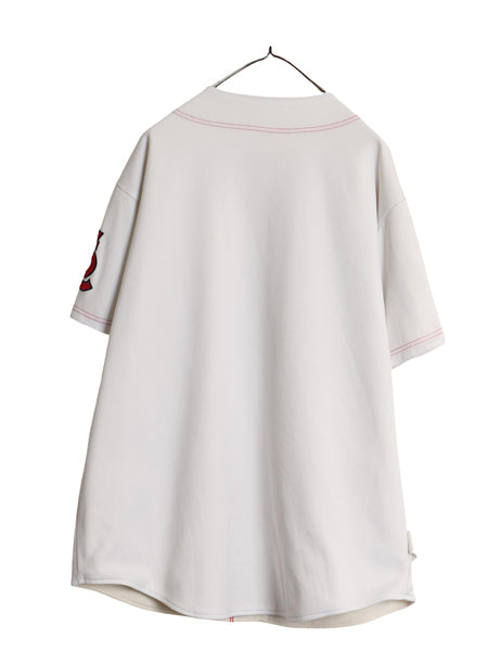 カージナルス リバーシブル ベースボール シャツ メンズ XL MLB オフィシャル マジェスティック ユニフォーム ダブルフェイス 大きいサイズ