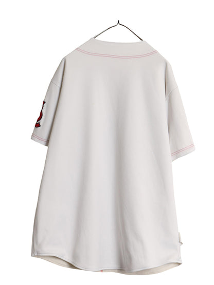 カージナルス リバーシブル ベースボール シャツ メンズ XL MLB オフィシャル マジェスティック ユニフォーム ダブルフェイス 大きいサイズ