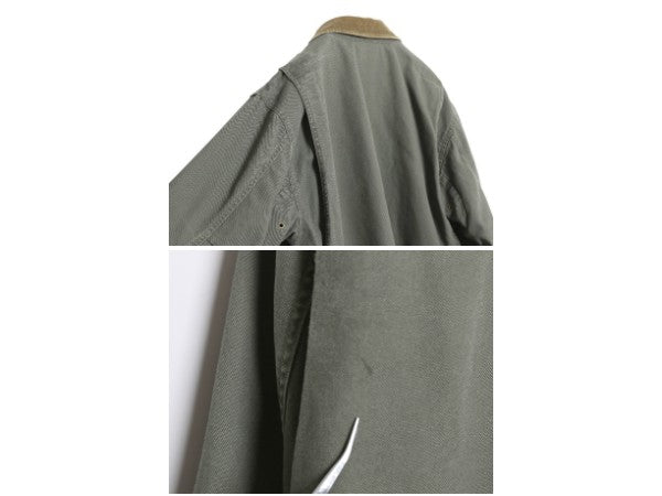 00s エルエルビーン ダック ハンティング ジャケット メンズ L / オールド カバーオール フィールド ハーフ コート チェック ライナー付き