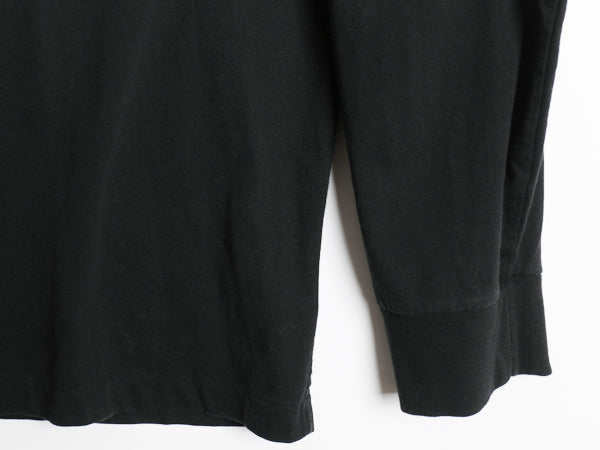ポロ ラルフローレン 長袖 Tシャツ メンズ XL ロンT ロングスリーブ コットン シングルステッチ ワンポイント カットソー 大きいサイズ 黒