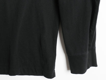 ポロ ラルフローレン 長袖 Tシャツ メンズ XL ロンT ロングスリーブ コットン シングルステッチ ワンポイント カットソー 大きいサイズ 黒