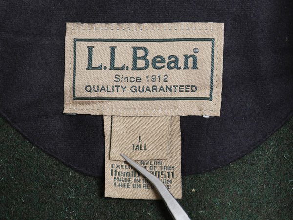 デッドストック エルエルビーン メインガイド ジャック シャツ メンズ L / フルジップ ウール ダブル マッキーノ ジャケット ハンティング