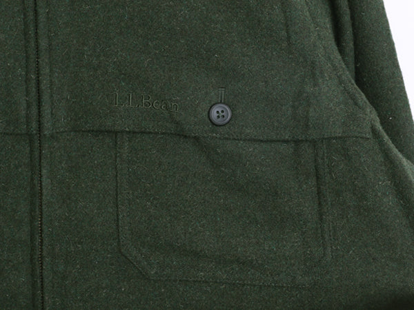 デッドストック エルエルビーン メインガイド ジャック シャツ メンズ L / フルジップ ウール ダブル マッキーノ ジャケット ハンティング