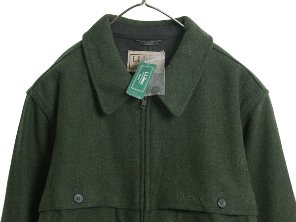 デッドストック エルエルビーン メインガイド ジャック シャツ メンズ L / フルジップ ウール ダブル マッキーノ ジャケット ハンティング