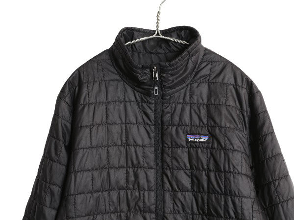 パタゴニア ナノ パフ ジャケット メンズ M / 14年製 中綿 ナイロン キルティング アウトドア ブルゾン フルジップ アウター パッカブル 黒