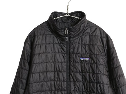 パタゴニア ナノ パフ ジャケット メンズ M / 14年製 中綿 ナイロン キルティング アウトドア ブルゾン フルジップ アウター パッカブル 黒
