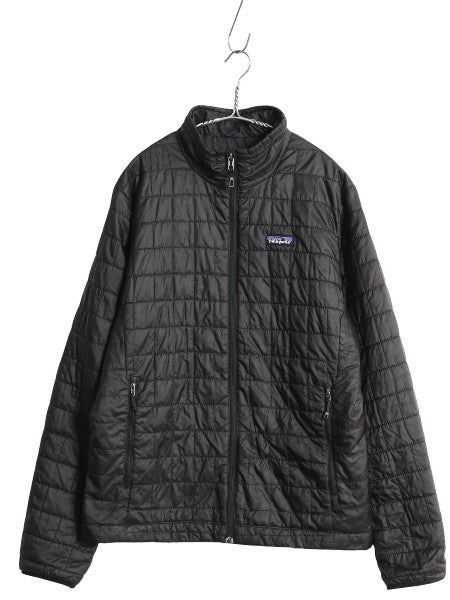 パタゴニア ナノ パフ ジャケット メンズ M / 14年製 中綿 ナイロン キルティング アウトドア ブルゾン フルジップ アウター パッカブル 黒