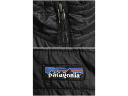 パタゴニア ナノ パフ ジャケット メンズ M / 14年製 中綿 ナイロン キルティング アウトドア ブルゾン フルジップ アウター パッカブル 黒