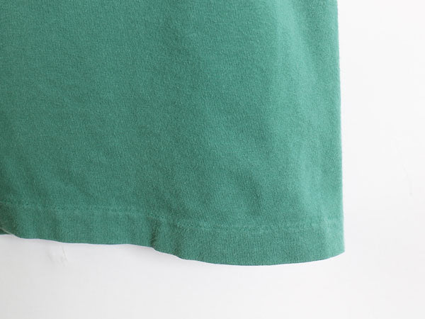 90s USA製 オールド ギャップ ポケット付き 無地 半袖 Tシャツ メンズ XL / シングルステッチ コットン ポケT カットソー 大きいサイズ 緑