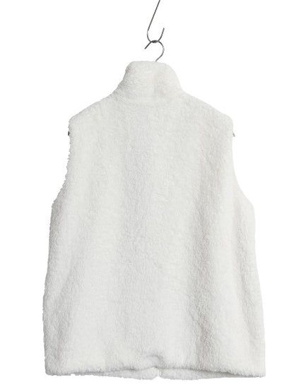 パタゴニア ロスガトス フリース ベスト レディース М / 24年製 ハイ パイル ボア 重ね着 フルジップ アウトドア ハイネック ワンポイント