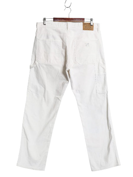 ギャップ ペインター パンツ メンズ 実寸 35 30 古着 ワーク ストレッチ コットン キャンバス ストレート ワンポイント ボトムス ホワイト