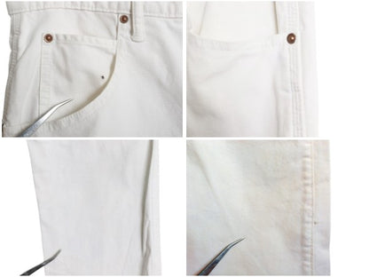 ギャップ ペインター パンツ メンズ 実寸 35 30 古着 ワーク ストレッチ コットン キャンバス ストレート ワンポイント ボトムス ホワイト