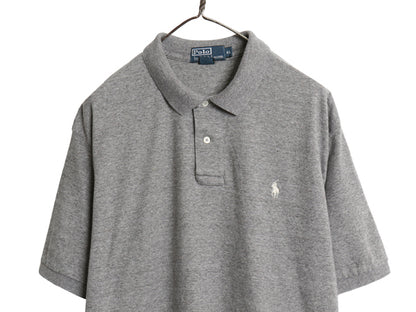 00s ポロ ラルフローレン  半袖 ポロシャツ メンズ XL 古着 オールド 半袖シャツ ワンポイント コットン ストレッチ スムース 大きいサイズ