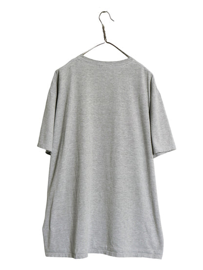 00s ランズエンド 星条旗 プリント 半袖 Tシャツ メンズ L / オールド アート イラスト グラフィック カットソー トップス シンプル グレー