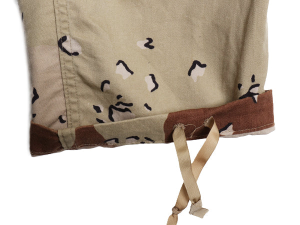 80s US ARMY 米軍実物 デザート カモ カーゴ パンツ MEDIUM LONG / 古着 ヴィンテージ 83年製 BDU 6C チョコチップ 迷彩柄 ミリタリー 軍物