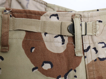 80s US ARMY 米軍実物 デザート カモ カーゴ パンツ MEDIUM LONG / 古着 ヴィンテージ 83年製 BDU 6C チョコチップ 迷彩柄 ミリタリー 軍物