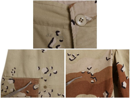 80s US ARMY 米軍実物 デザート カモ カーゴ パンツ MEDIUM LONG / 古着 ヴィンテージ 83年製 BDU 6C チョコチップ 迷彩柄 ミリタリー 軍物