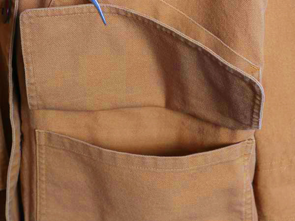 エルエルビーン ダック ハンティング ジャケット レディース M / アウトドア カバーオール ハーフ コート チェック ライナー 付き コットン