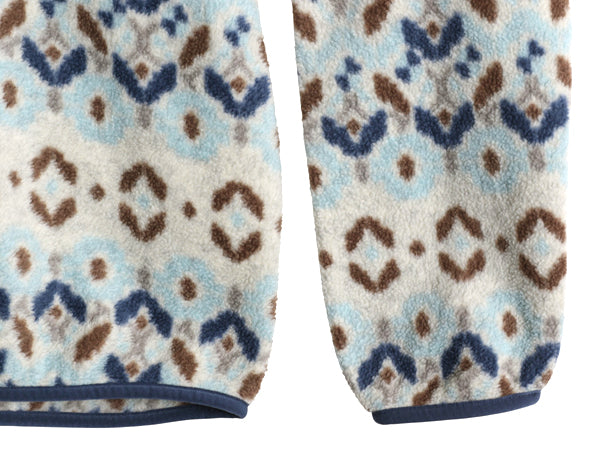 パタゴニア 総柄 ライトウェイト シンチラ スナップT レディース XS 古着 19年製 フリース プルオーバー ジャケット ブルゾン マルチカラー