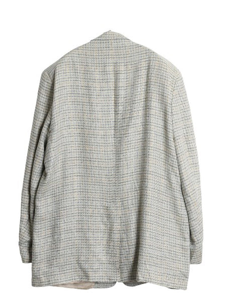 90s USA製 J PRESS テーラード ジャケット メンズ XL 程/ オールド ブレザー マギー ウール チェック マルチカラー 大きいサイズ トラッド