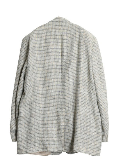 90s USA製 J PRESS テーラード ジャケット メンズ XL 程/ オールド ブレザー マギー ウール チェック マルチカラー 大きいサイズ トラッド