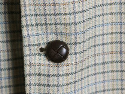 90s USA製 J PRESS テーラード ジャケット メンズ XL 程/ オールド ブレザー マギー ウール チェック マルチカラー 大きいサイズ トラッド