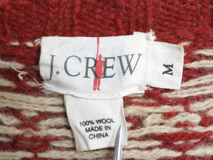 90s ジェイクルー ノルディック ニット セーター メンズ M 大きめ L オールド ウール フェアアイル カットソー タイプ バーズアイ 旧タグ 