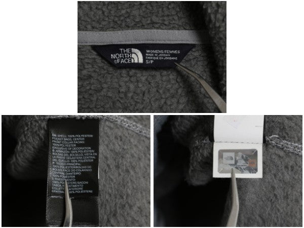 US企画 ノースフェイス セーター フリース パーカー ジャケット レディース S プルオーバー ニット ブルゾン 裏 ボア パイル ワンポイント