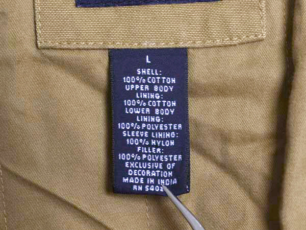 00s オールド ギャップ コットン ハンティング ジャケット メンズ L / 古着 中綿 フィールド カバーオール ハーフ コート 襟 コーデュロイ 