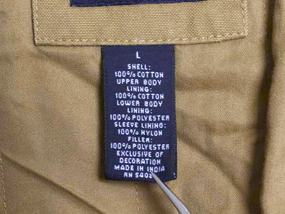 00s オールド ギャップ コットン ハンティング ジャケット メンズ L / 古着 中綿 フィールド カバーオール ハーフ コート 襟 コーデュロイ 