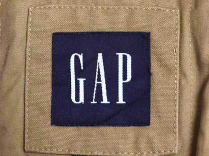 00s オールド ギャップ コットン ハンティング ジャケット メンズ L / 古着 中綿 フィールド カバーオール ハーフ コート 襟 コーデュロイ 