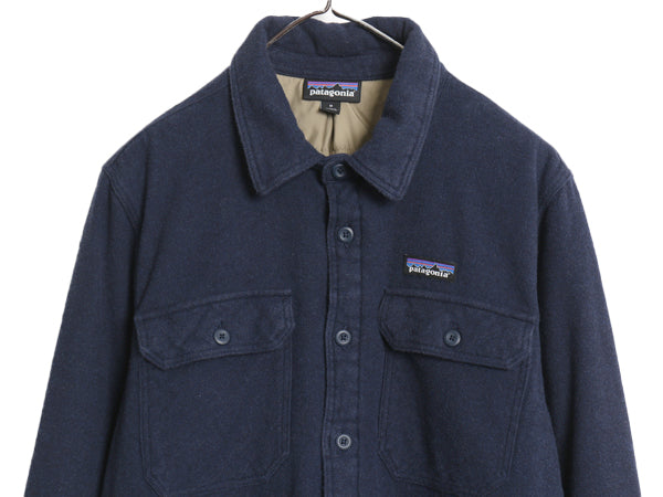パタゴニア インサレーテッド フィヨルド フランネル シャツ ジャケット メンズ M / 古着 16年製 ネルシャツ 中綿 キルティング アウトドア