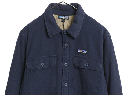 パタゴニア インサレーテッド フィヨルド フランネル シャツ ジャケット メンズ M / 古着 16年製 ネルシャツ 中綿 キルティング アウトドア