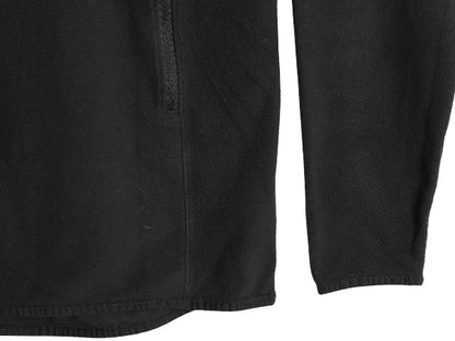 ノースフェイス フリース パーカー 長袖 Tシャツ レディース M / アウトドア TKA フード付き ロンT プルオーバー ハイネック ブラック 薄手