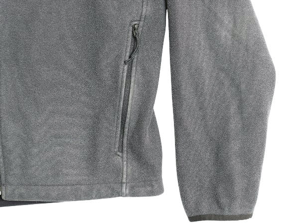 US企画 ノースフェイス WIND WALL フリース ジャケット メンズ М / 古着 アウトドア フルジップ ジャンパー ブルゾン ワンポイント グレー