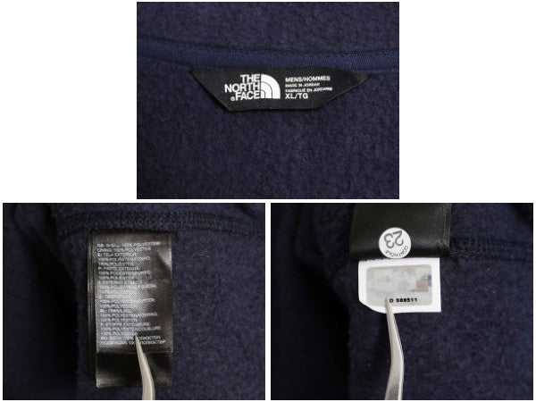 US企画 ノースフェイス ゴードン ライオンズ ハーフジップ フリース ジャケット メンズ XL プルオーバー セーター ハイネック ブルゾン 紺