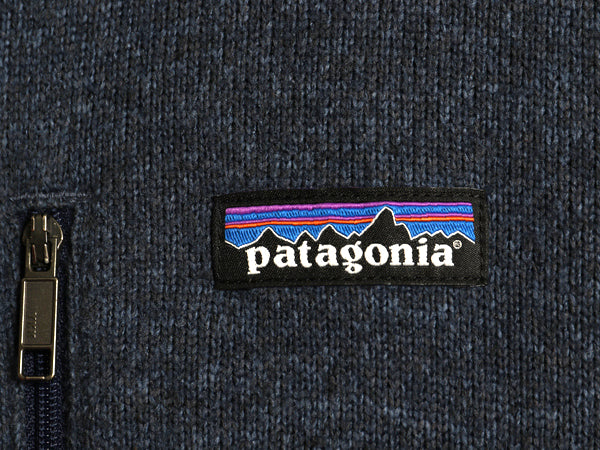 パタゴニア ベターセーター ベスト メンズ М / 古着 18年製 フリース セーター 前開き フルジップ アウトドア ハイネック 重ね着 企業 紺