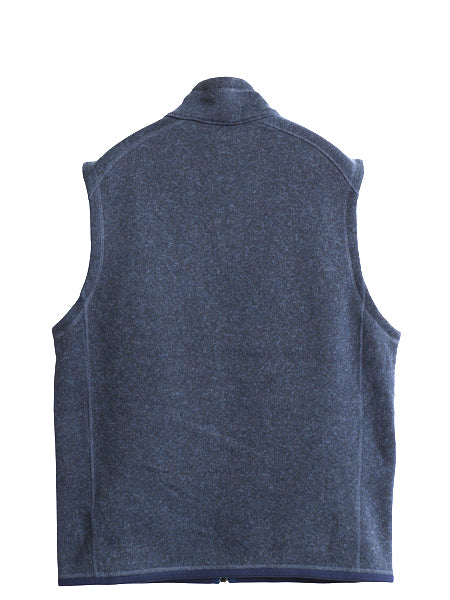 パタゴニア ベターセーター ベスト メンズ М / 古着 18年製 フリース セーター 前開き フルジップ アウトドア ハイネック 重ね着 企業 紺