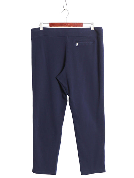 ラルフローレン スウェット パンツ レディース XL / ポロ 無地 スムース ストレッチ コットン 裏起毛なし トレーナー 薄手 紺 大きいサイズ