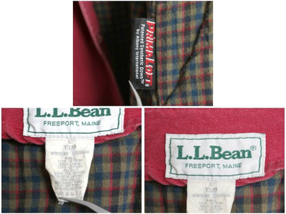 90s USA製 エルエルビーン ダック ハンティング ジャケット レディース L / カバーオール フィールド コート 脱着 チェック 中綿 ライナー