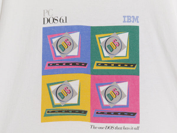 90s USA製 ★ IBM PC イラスト プリント Tシャツ メンズ XL / オールド 当時物 企業物 テック コンピューター プロモ シングルステッチ 白