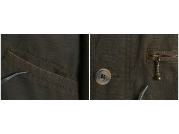90s ジェイクルー ダック ハンティング ジャケット メンズ XL / オールド ウール ライナー付き フルジップ ブルゾン オリーブ 大きいサイズ