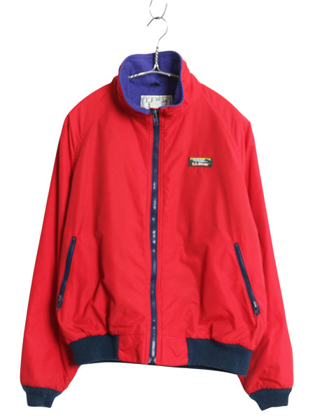 80s USA製 エルエルビーン ウォームアップ ジャケット レディース M メンズ XS / ヴィンテージ ナイロン フリース ライナー付き フルジップ