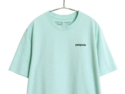  パタゴニア 両面 プリント 半袖 Tシャツ メンズ L / 古着 アウトドア カットソー P6 バックプリント ボックスロゴ クルーネック シンプル