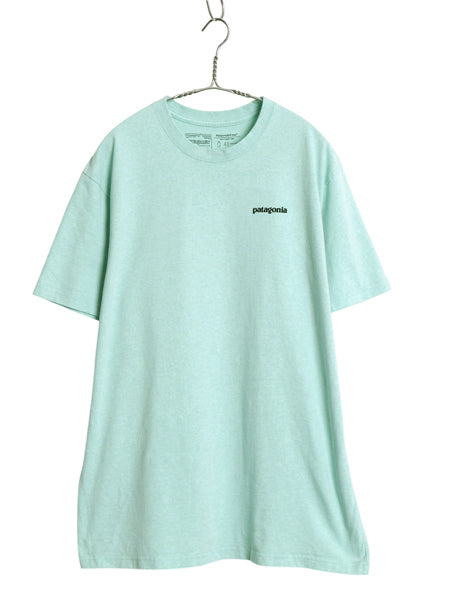  パタゴニア 両面 プリント 半袖 Tシャツ メンズ L / 古着 アウトドア カットソー P6 バックプリント ボックスロゴ クルーネック シンプル