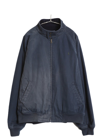 90s ポロ ラルフローレン リバーシブル ジャケット メンズ XL オールド コットン フリース スイングトップ タンカース タイプ 大きいサイズ