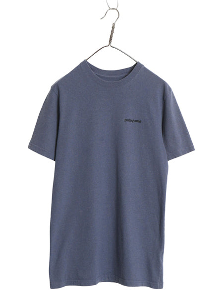 パタゴニア 両面 プリント 半袖 Tシャツ メンズ S / 18年製 アウトドア P6 ボックスロゴ バックプリント クルーネック カットソー トップス