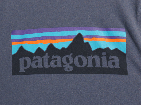パタゴニア 両面 プリント 半袖 Tシャツ メンズ S / 18年製 アウトドア P6 ボックスロゴ バックプリント クルーネック カットソー トップス